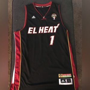 Adidas Miami Heat Chris Bosh Basketball Jersey “Latin nights” Los Heat